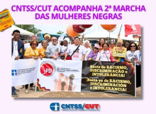 CNTSS/CUT participa da Marcha das Mulheres Negras e retorno da ADPF  973 no Supremo