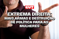 Proposta de Flavio Bolsonaro, política armamentista põe em risco a vida das mulheres