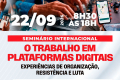 Seminário da CUT destaca organização internacional de trabalhadores por plataforma