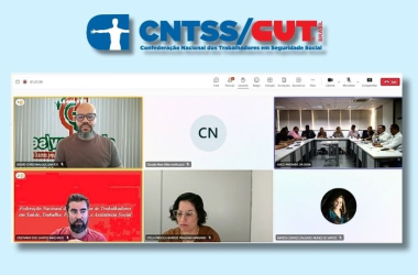 Dirigentes da CNTSS/CUT acompanham reunião da Mesa Setorial do INSS