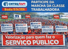 CNTSS/CUT: 15 de abril tem Marcha da Classe Trabalhadora em Brasília