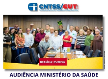 CNTSS/CUT debate pauta dos servidores em reunião com ministro da Saúde