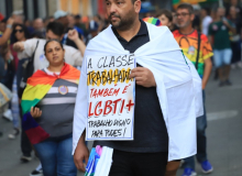 SindSaúde-SP participa da 1ª Marcha da Classe Trabalhadora LGBTQIA+